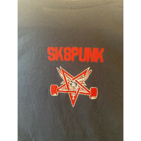 SK8PUNK Skateboard Apparel Tee T-shirt BY AFTERHOU - Picture 3 of 4